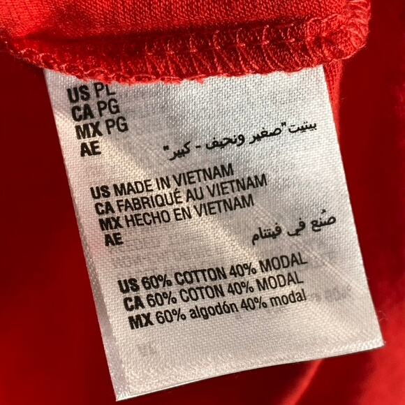 STYLE & CO Women's Petite Loving Red Short-Sleeve Polo Top SZ P/L - Picture 8 of 9